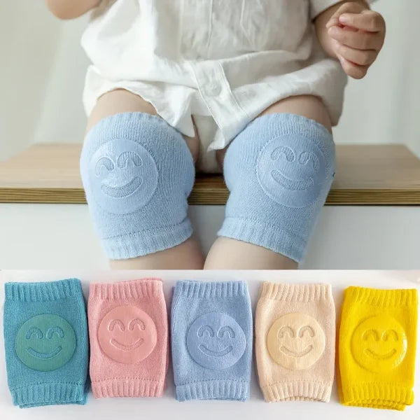 02 ( Pair ) – Soft & Protective Baby Knee Pads Random Color