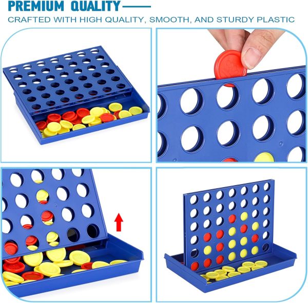 4 In A Row Board Game For Kids (random Color )
