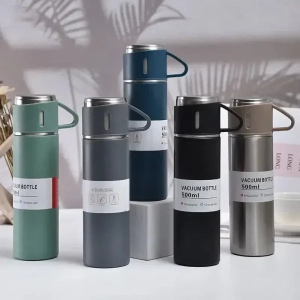 Stainless Steel Vacuum Flask Set 500ml
