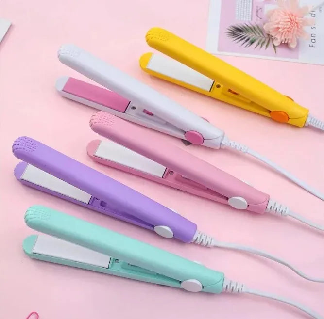 Mini Portable Hair Straightner (random Color)