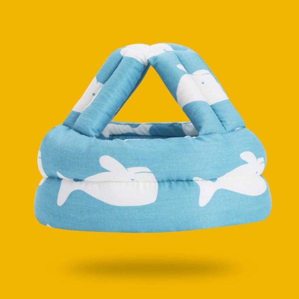 Baby Head Protector Crawling cap (random Color/design)