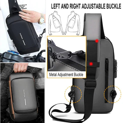 Chest Bag Multifunction Anti-theft For Men (random Color)