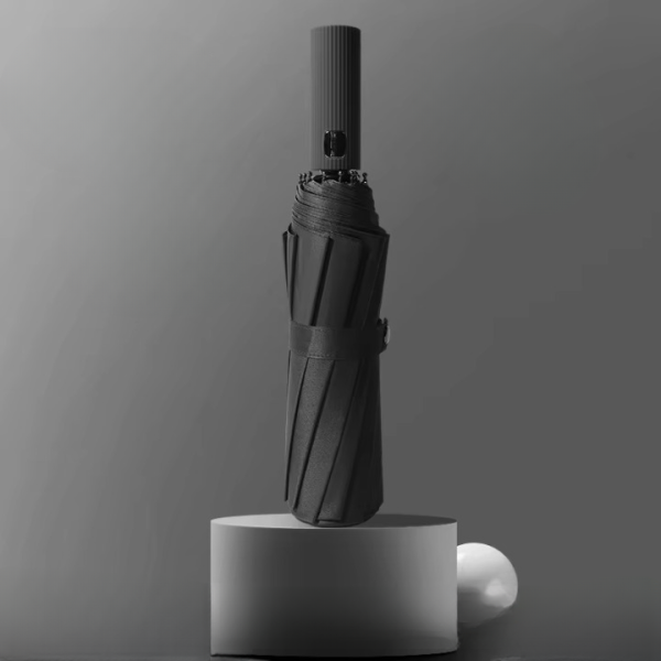 Compact Travel Umbrella With Windproof Design