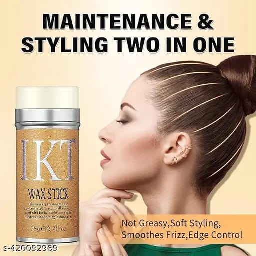 Ikt Hair Wax Stick Gel Cream Styling Hair