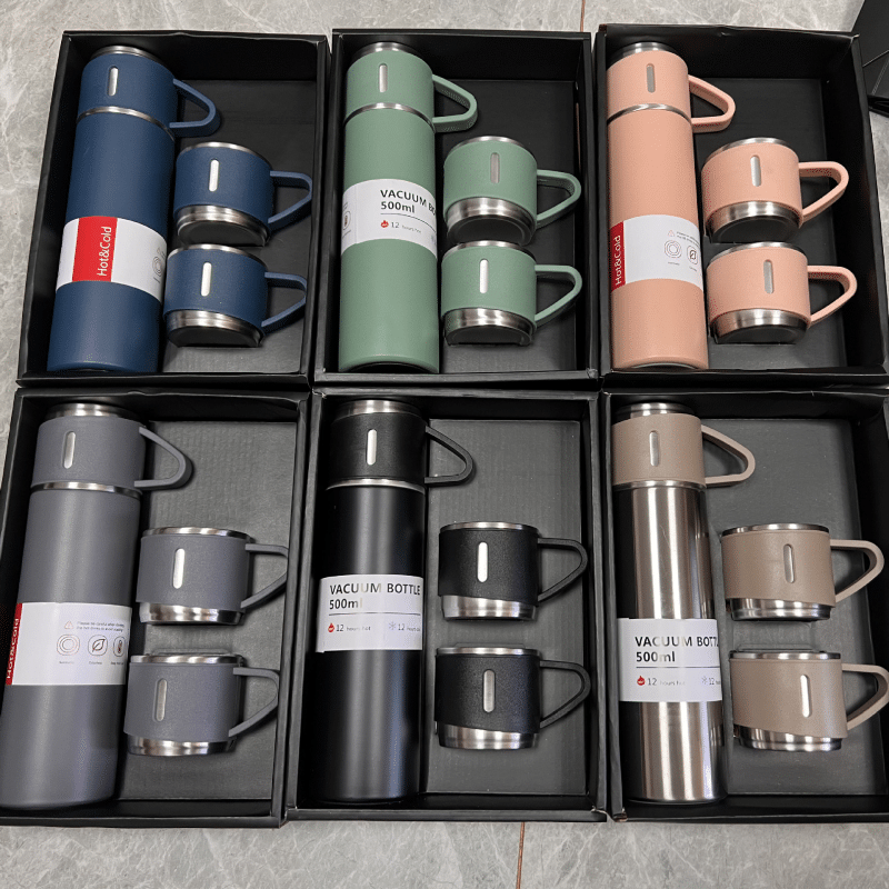 Stainless Steel Vacuum Flask Set 500ml