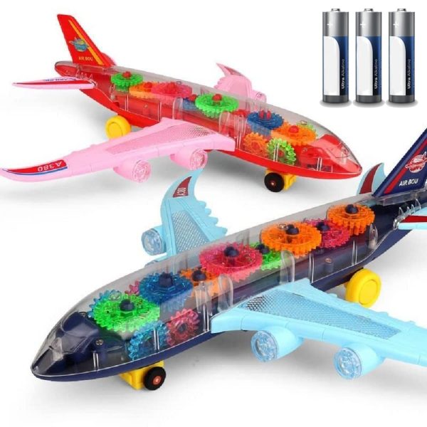 New Trending Transparent Gear Plane Toy 45×46 Cm