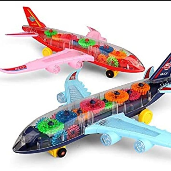 New Trending Transparent Gear Plane Toy 45×46 Cm