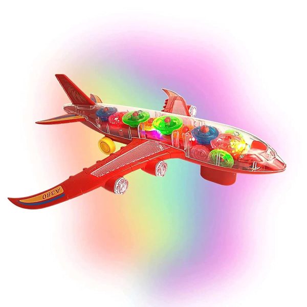 New Trending Transparent Gear Plane Toy 45×46 Cm