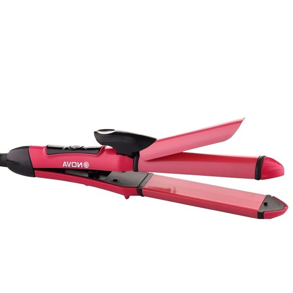 Nova 2-in-1 Hair Straightener & Curler – Model Nh-2009