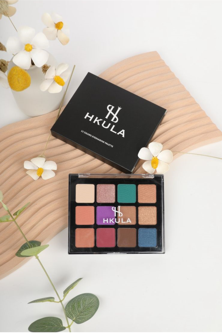 HKULA Eyeshadow Palette 12 Colors Matte & Shimmer