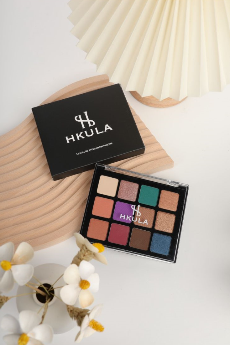 HKULA Eyeshadow Palette 12 Colors Matte & Shimmer