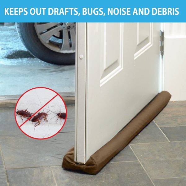 Twin Door Draft Protector